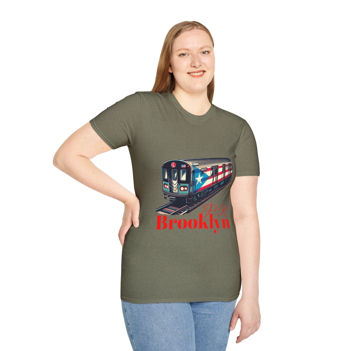 New Yorican and Proud Where Boricua Meets Brooklyn PR Train T-Shirt, Unisex Graphic Tee, Travel Shirt, Gift for NYC Lovers,