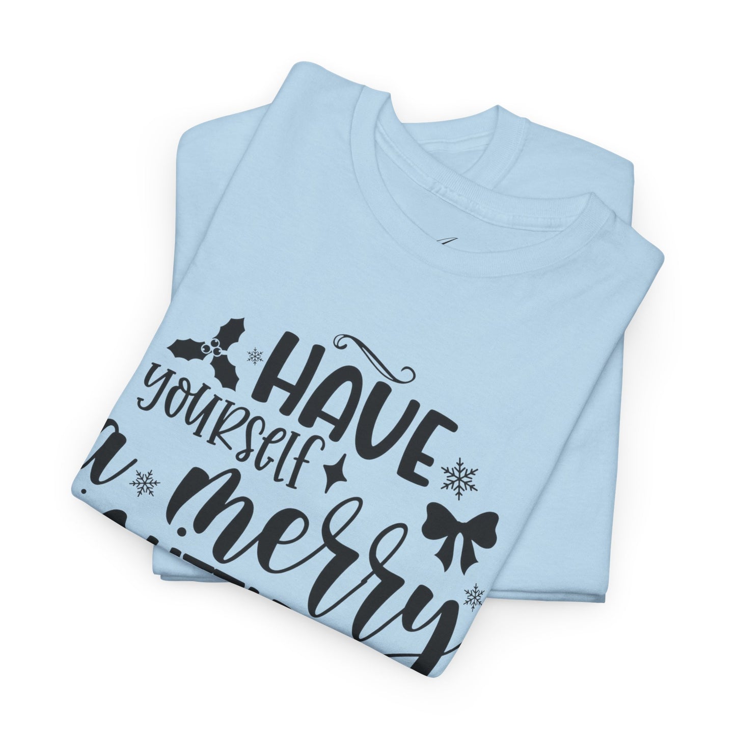 Merry Christmas Cotton Tee Holiday Graphic Tees & Cozy Festive Wear