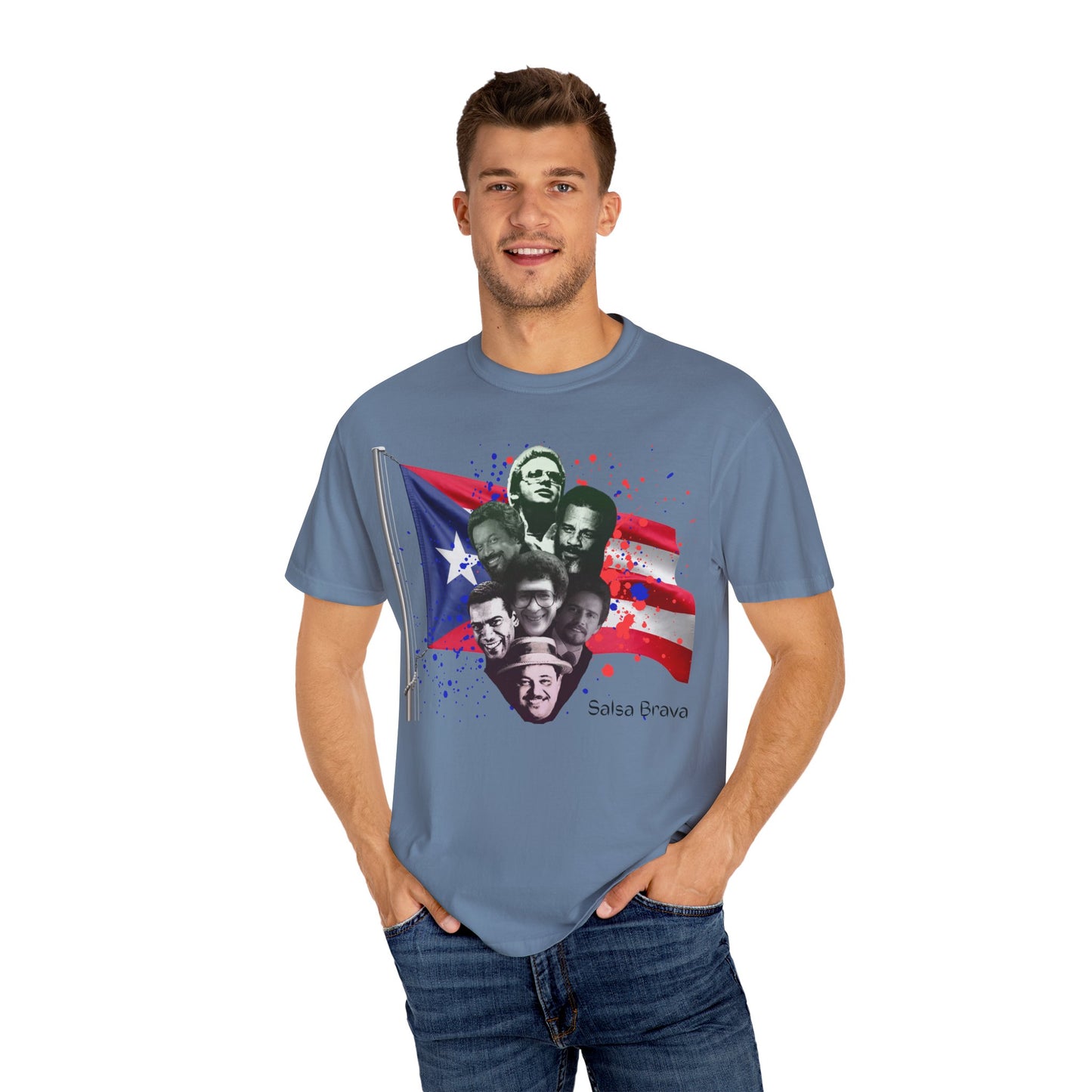 Salsa Brava T-Shirt, Vibrant Puerto Rican Pride Shirt, Gift for Salsa Lovers, Unisex Festival Tee, Caribbean Culture Apparel