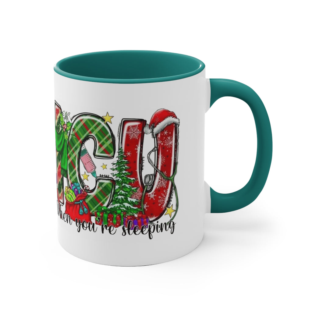 Christmas Joy Accent Mug — Festive 'JOY' Holiday Coffee Cup (11oz)Medical Christmas Mug