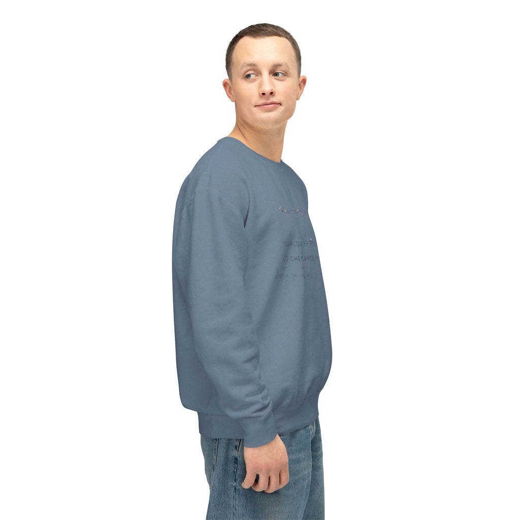 Snowman Crewneck Sweatshirt  Cute Holiday Snowman Pullover