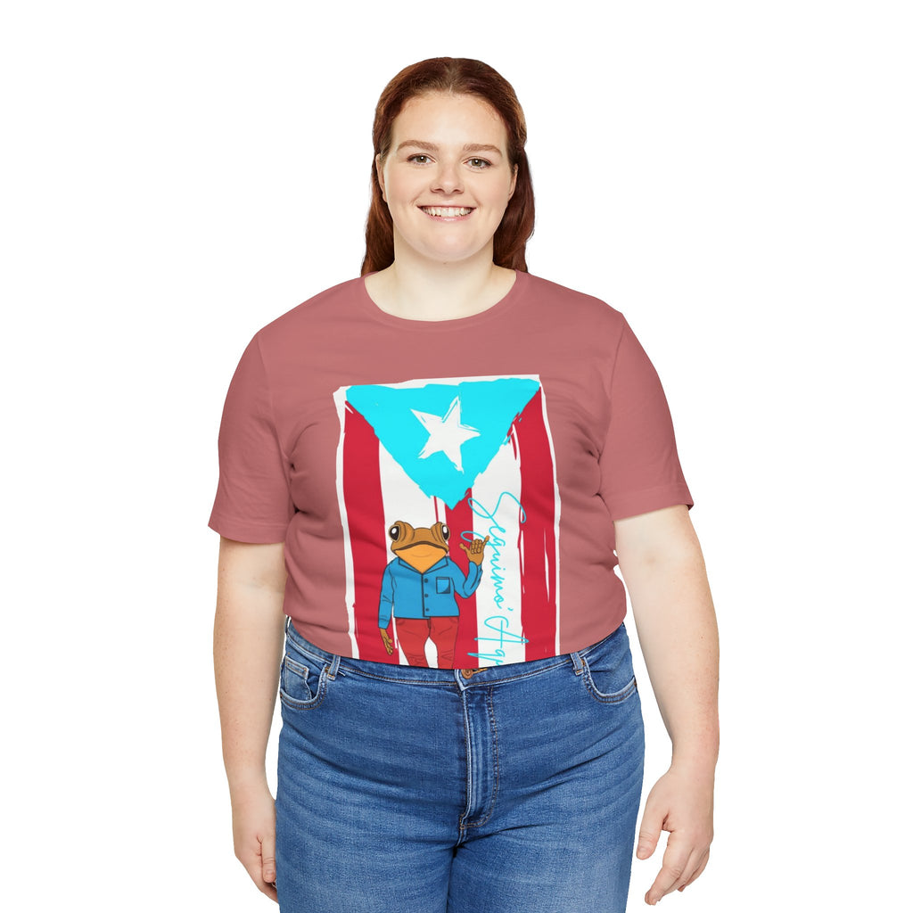 Puerto Rican Coqui Flag T‑Shirt  Boricua Pride Tee