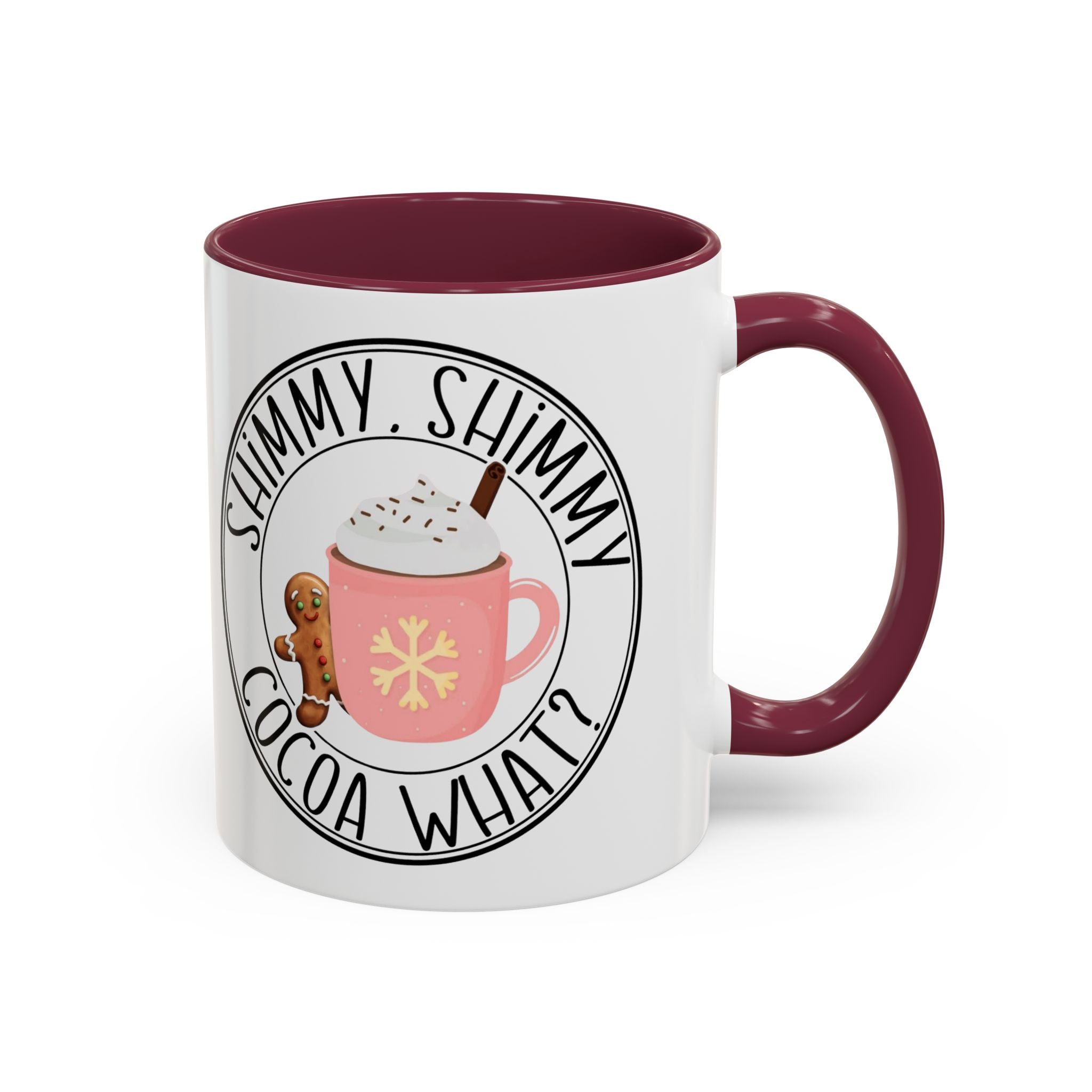 Cute Cocoa Mugs with Gingerbread Design Perfect for Winter Holiday CheerBeverage Cup Christmas Design