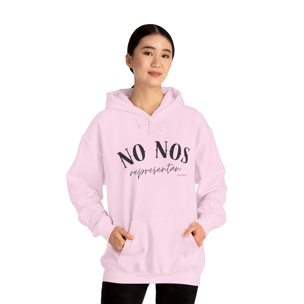 Puerto Rican Pride Hoodie  “No Nos representan” Front & Puñeta Flag Back