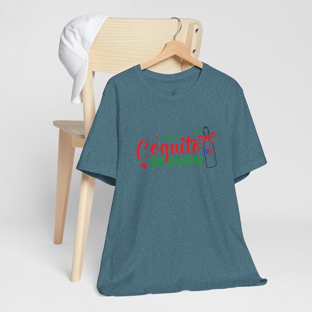 It's Coquito Season T-Shirt - Christmas Puerto Rican Holiday Cocktail Tee
