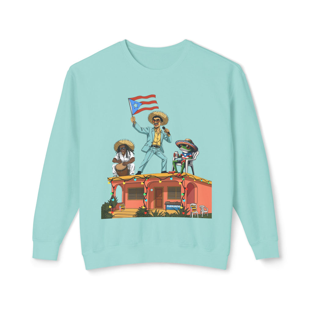 Puerto Rican Benito Parade Sweatshirt  Boricua De Pura Cepa Crewneck Puerto Rico Navidades
