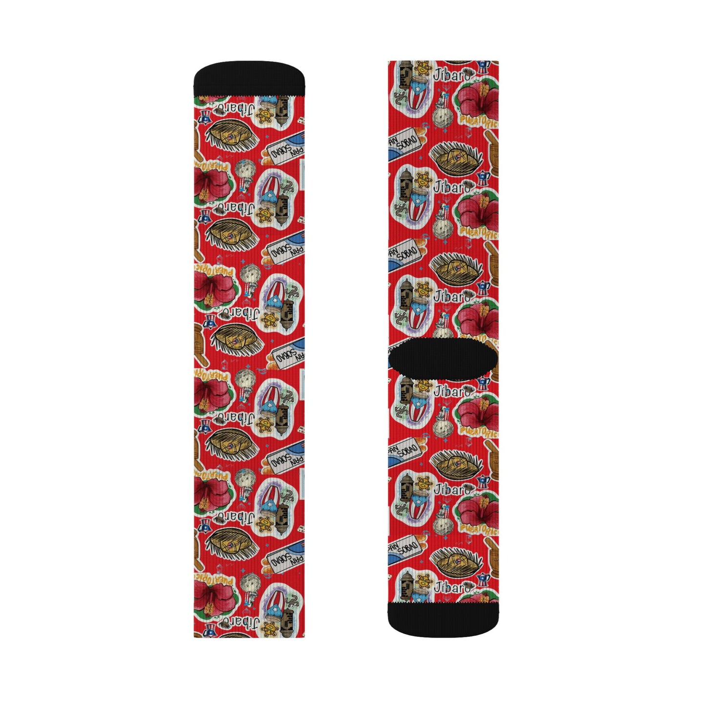 Puerto Rico Pride Sublimation Socks