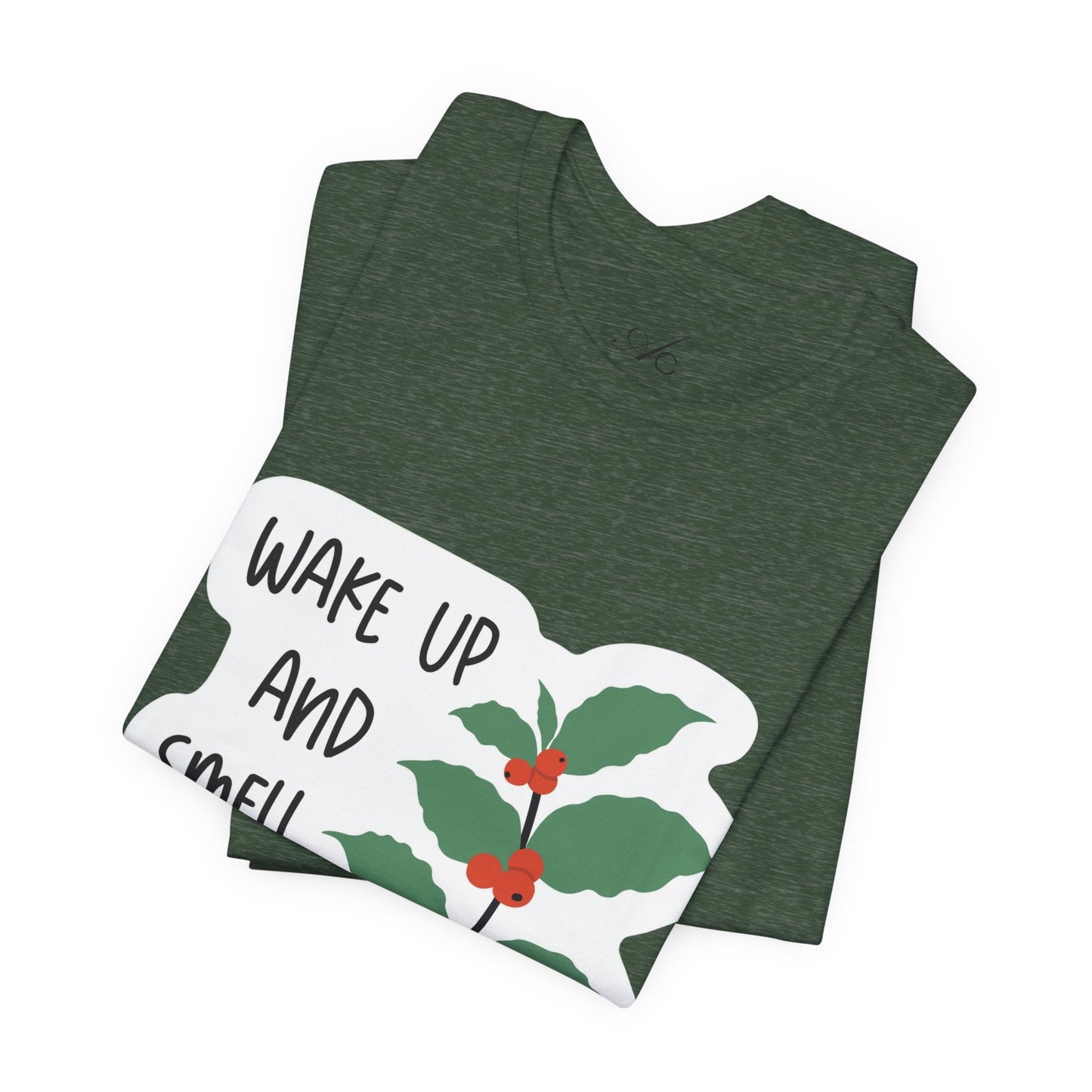 Wake Up and Smell the Coffee Tee  Coffee Plant Graphic T-Shirt