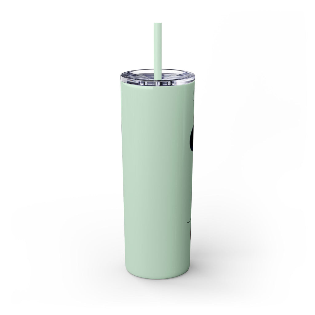 I Love You More Than Travel Tumbler — 20oz Skinny Cup with Straw