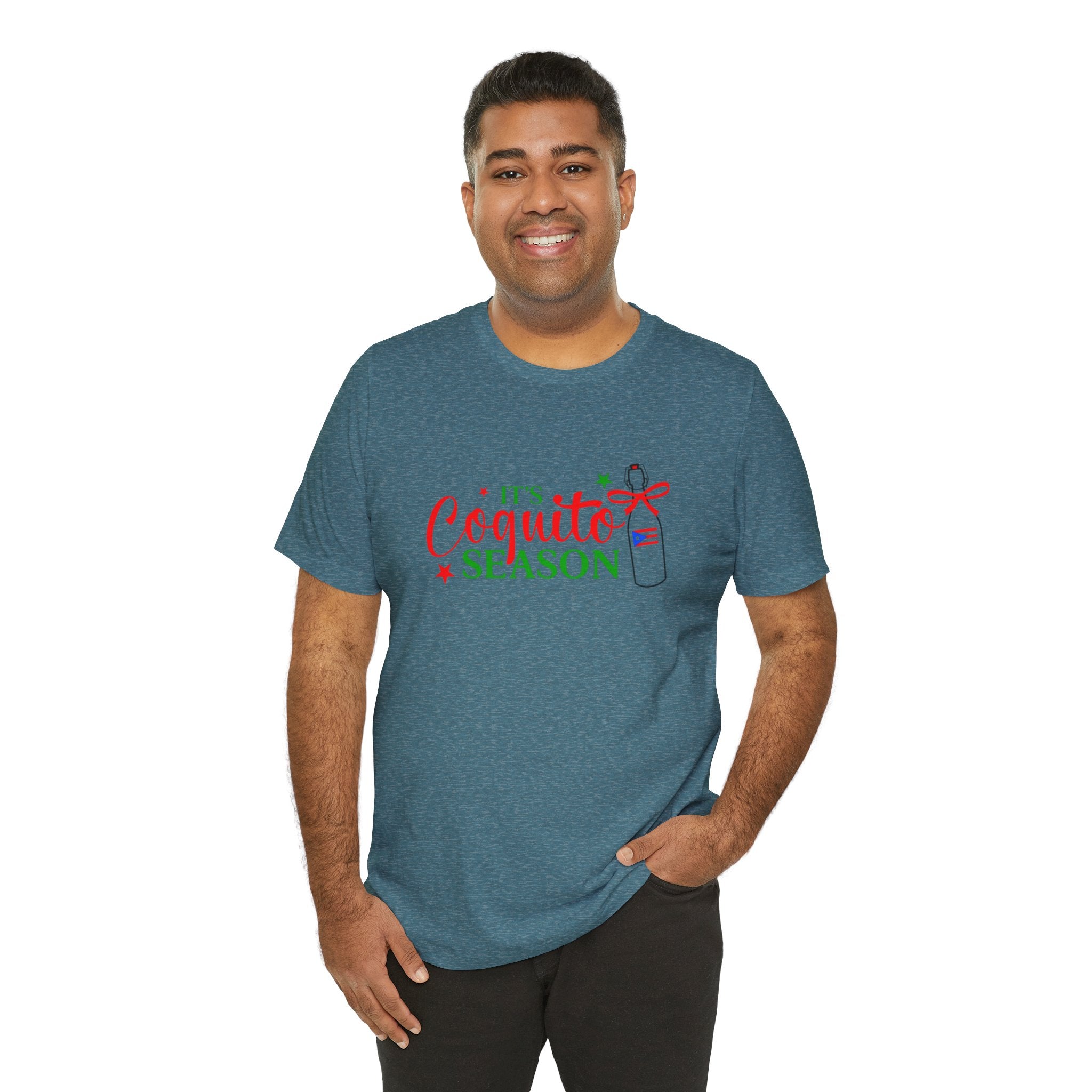 It's Coquito Season T-Shirt - Christmas Puerto Rican Holiday Cocktail Tee