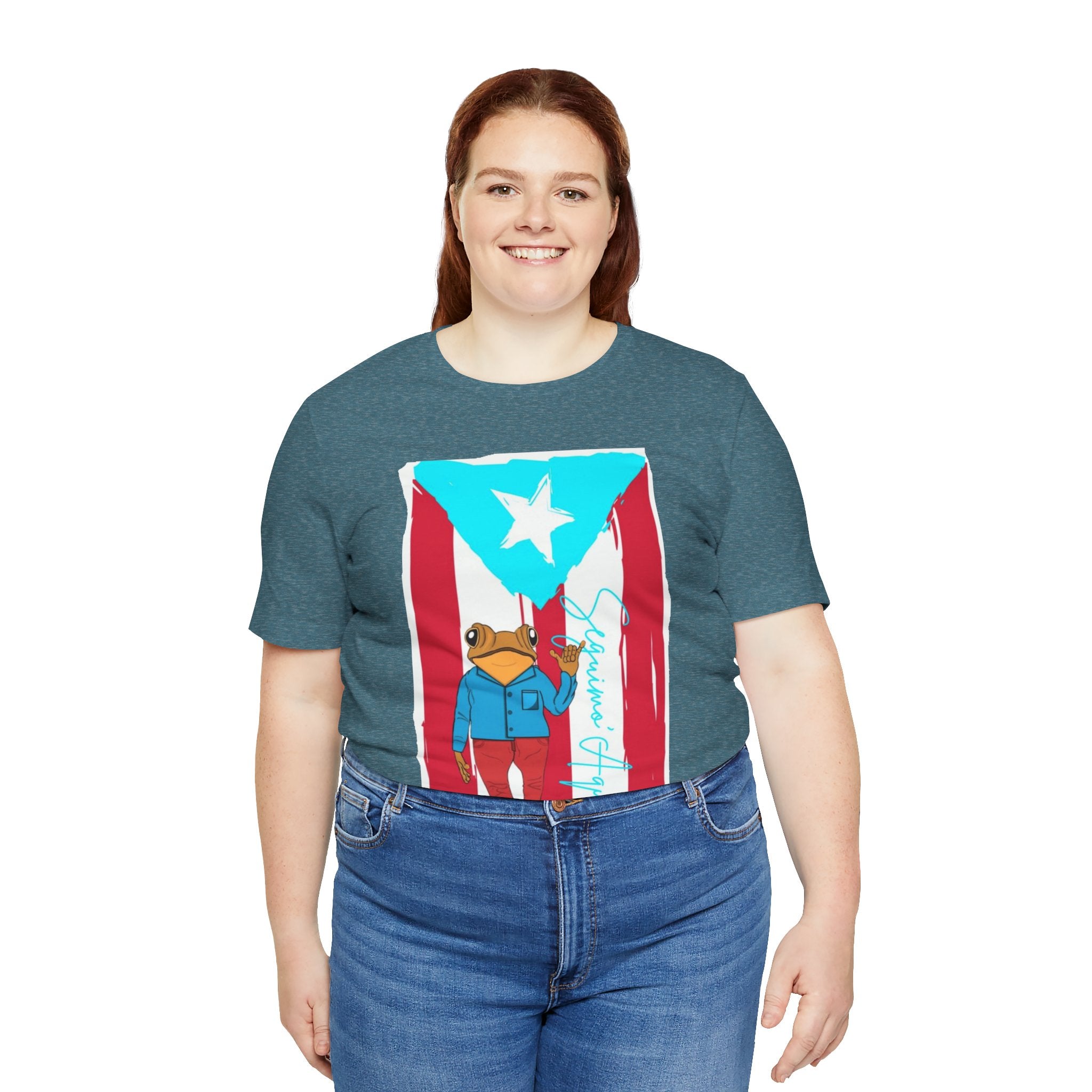 Puerto Rican Coqui Flag T‑Shirt  Boricua Pride Tee