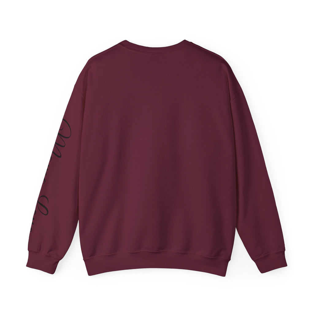 Mama Photo Collage Sweatshirt — "MAMA: clothed in strength & dignity" Sleeve Script