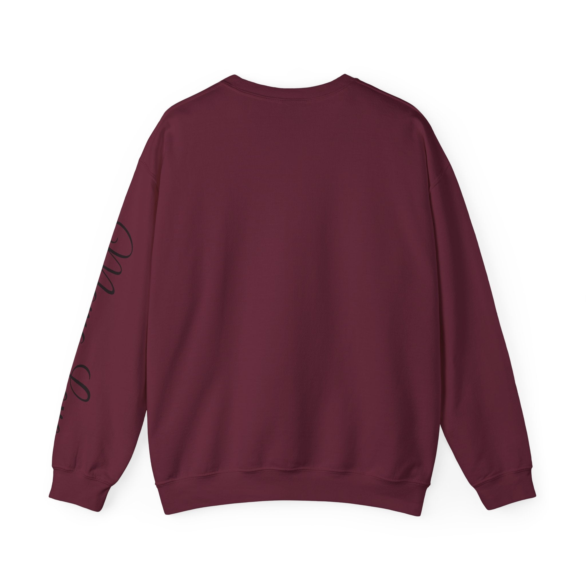 Mama Photo Collage Sweatshirt — "MAMA: clothed in strength & dignity" Sleeve Script