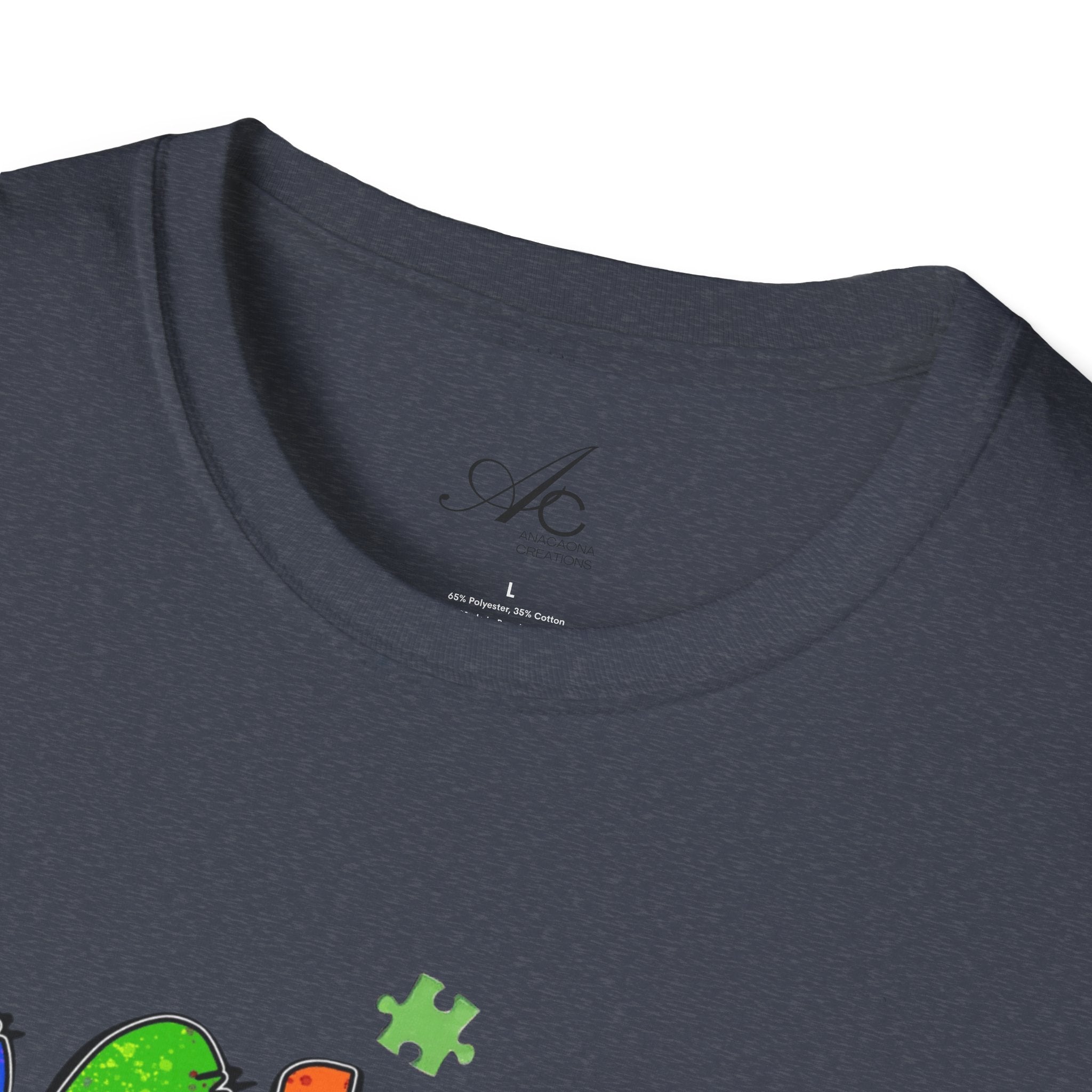 Color Outside the Lines Unisex T-Shirt for Autism Awareness
