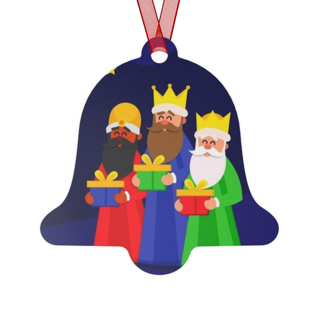 Christmas Metal Ornaments with Three Kings Design