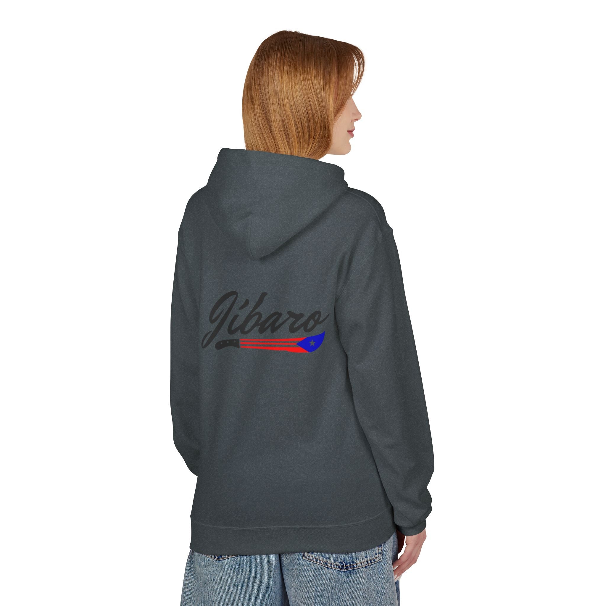 Gíbaro Hoodie  Puerto Rican Pride Pullover with Flag Machete Design