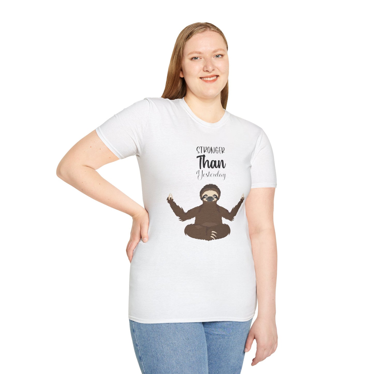 🧘‍♀️ Wear Your Peace. - Unisex Softstyle Tee, Funny Gift for Lazy Days, Quirky Casual Wear, Perfect for Birthdays, Relaxation Vibes