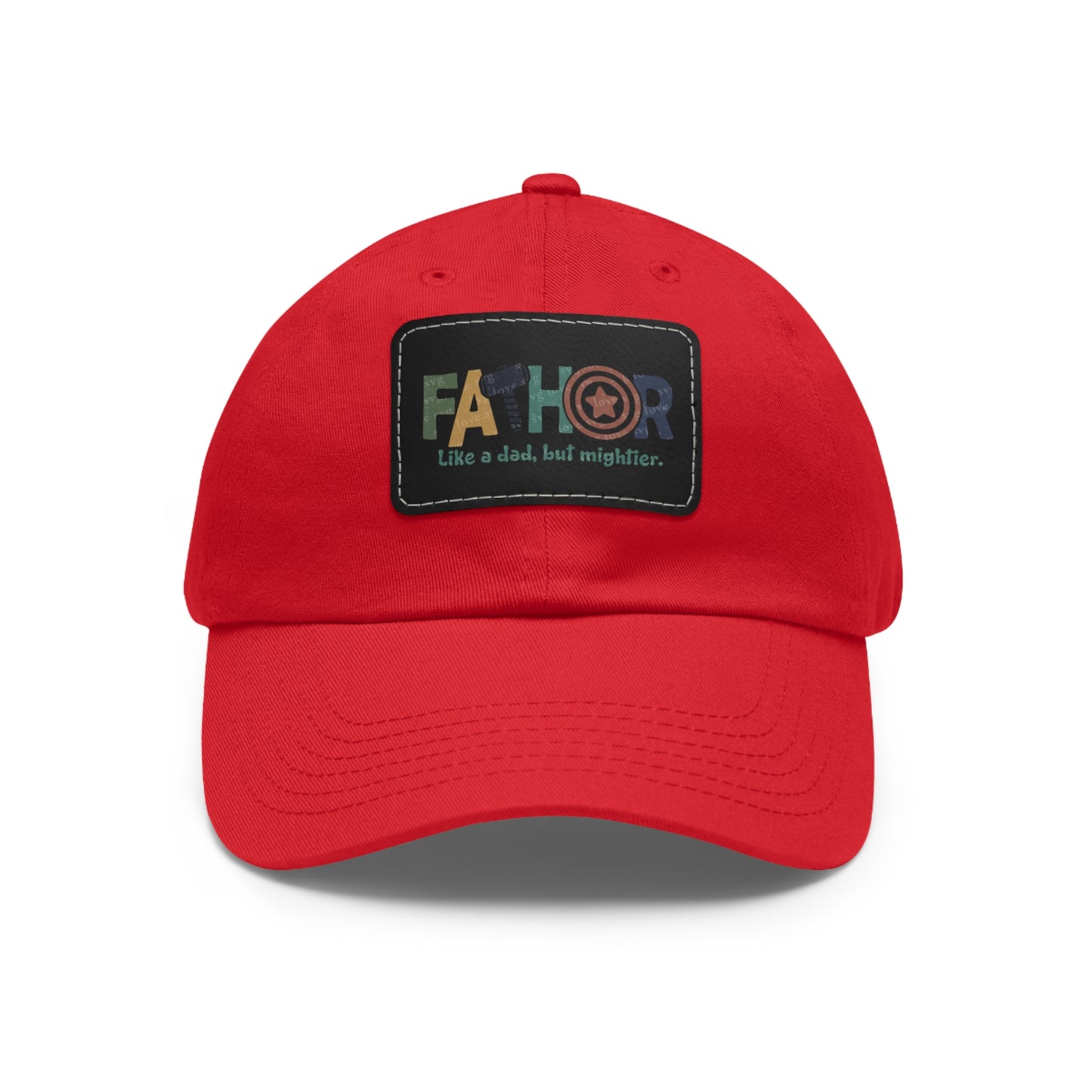 Stylish Dad Hat with Leather Patch - Perfect Gift for Fathers, Dads, Father's Day, Casual Wear, Outdoor Activities