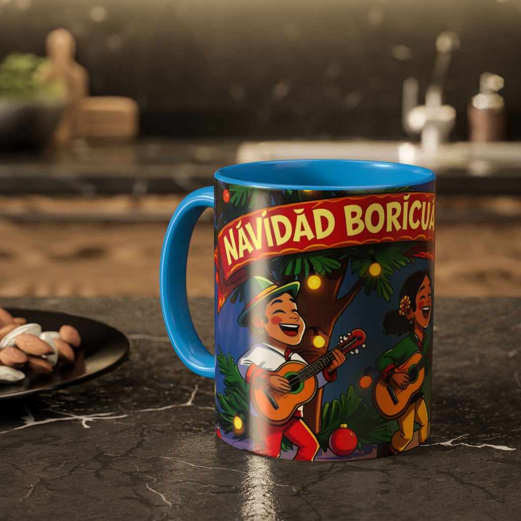 Navidad Boricua Mug Vibrant Puerto Rican Celebration Mug