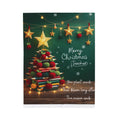 Merry Christmas Teacher Velveteen Blanket "You plant seeds that bloom long after the season ends"