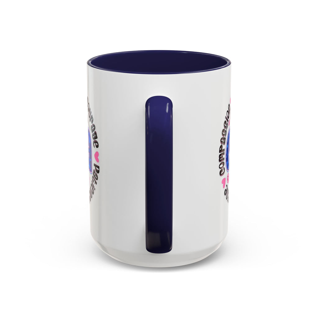 CNA Life Coffee Mug — Compassion, Courage & Patience Accent Mug (11/15oz) Medical Christmas Mug
