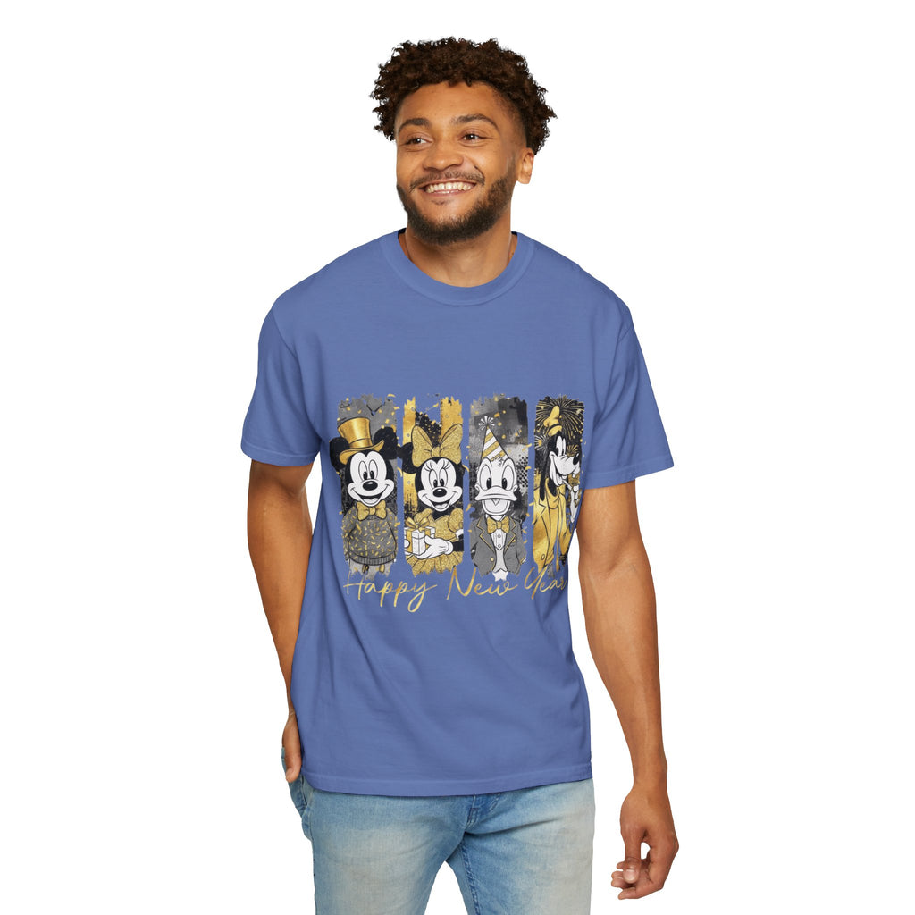 New Year Mickey & Friends T-Shirt  'Happy New Year' Graphic Tee
