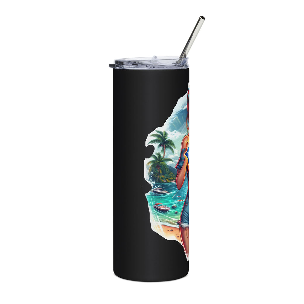 Island Pride in Every Sip Tropical Island Tumbler