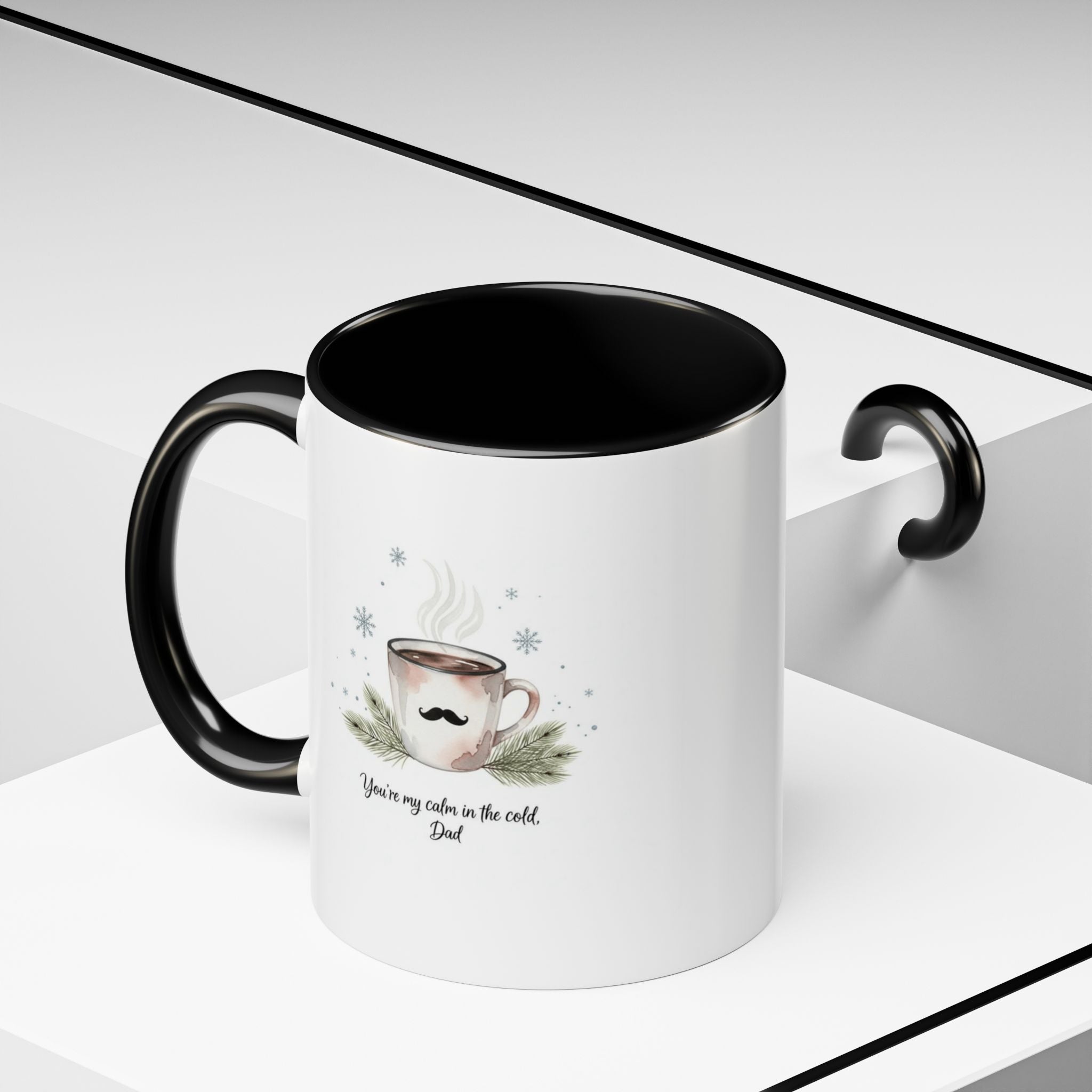 Holiday Coffee Cups with Festive Quotes & Designs Personalized Dad Coffee Mug You're my reason in the world