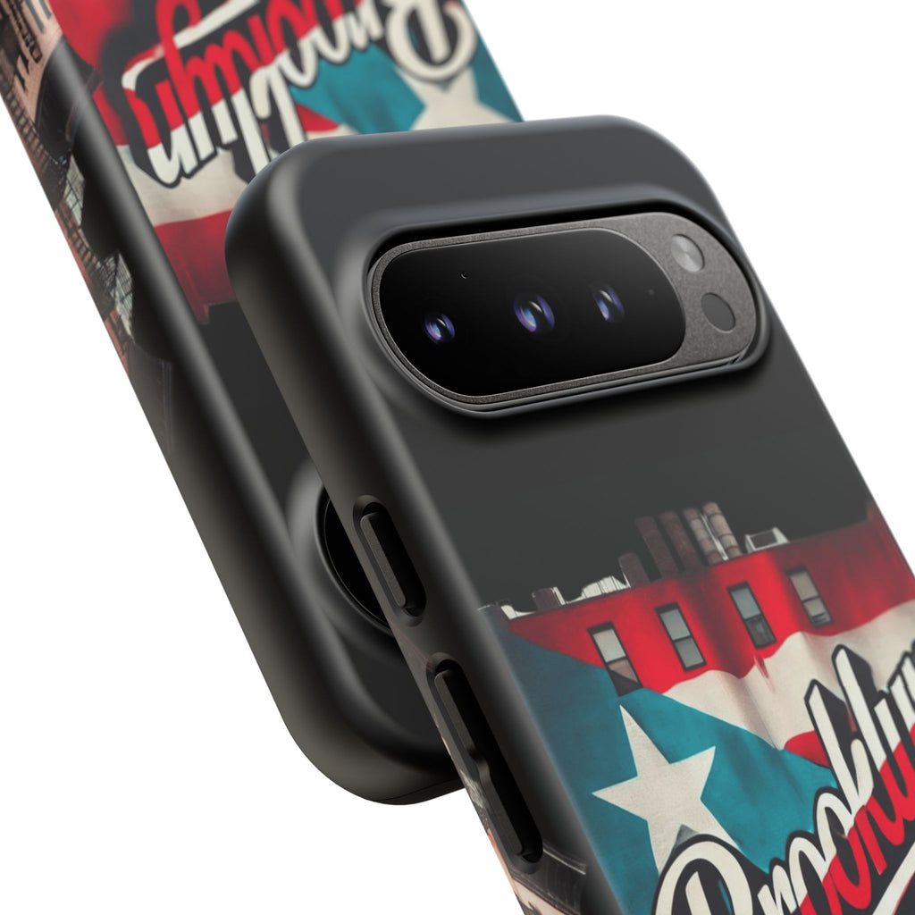 Brooklyn Street Art Phone Case  Urban Graffiti Protective Cover