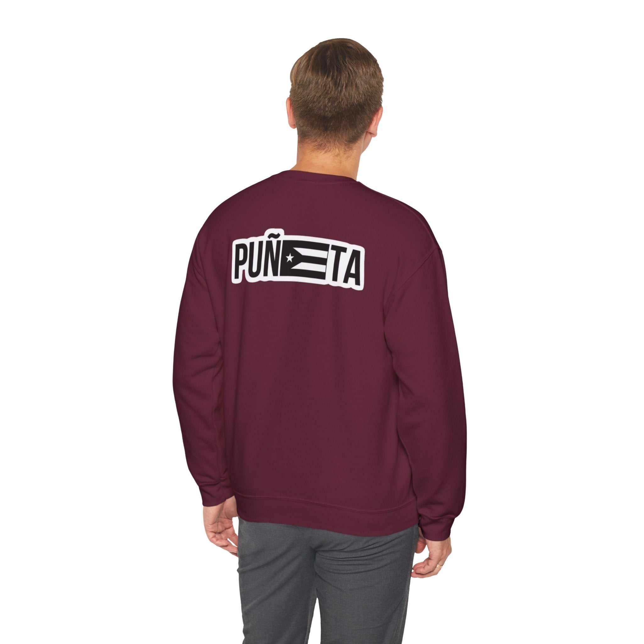 Puñeta Sweatshirt  Puerto Rican Flag Graphic Crewneck