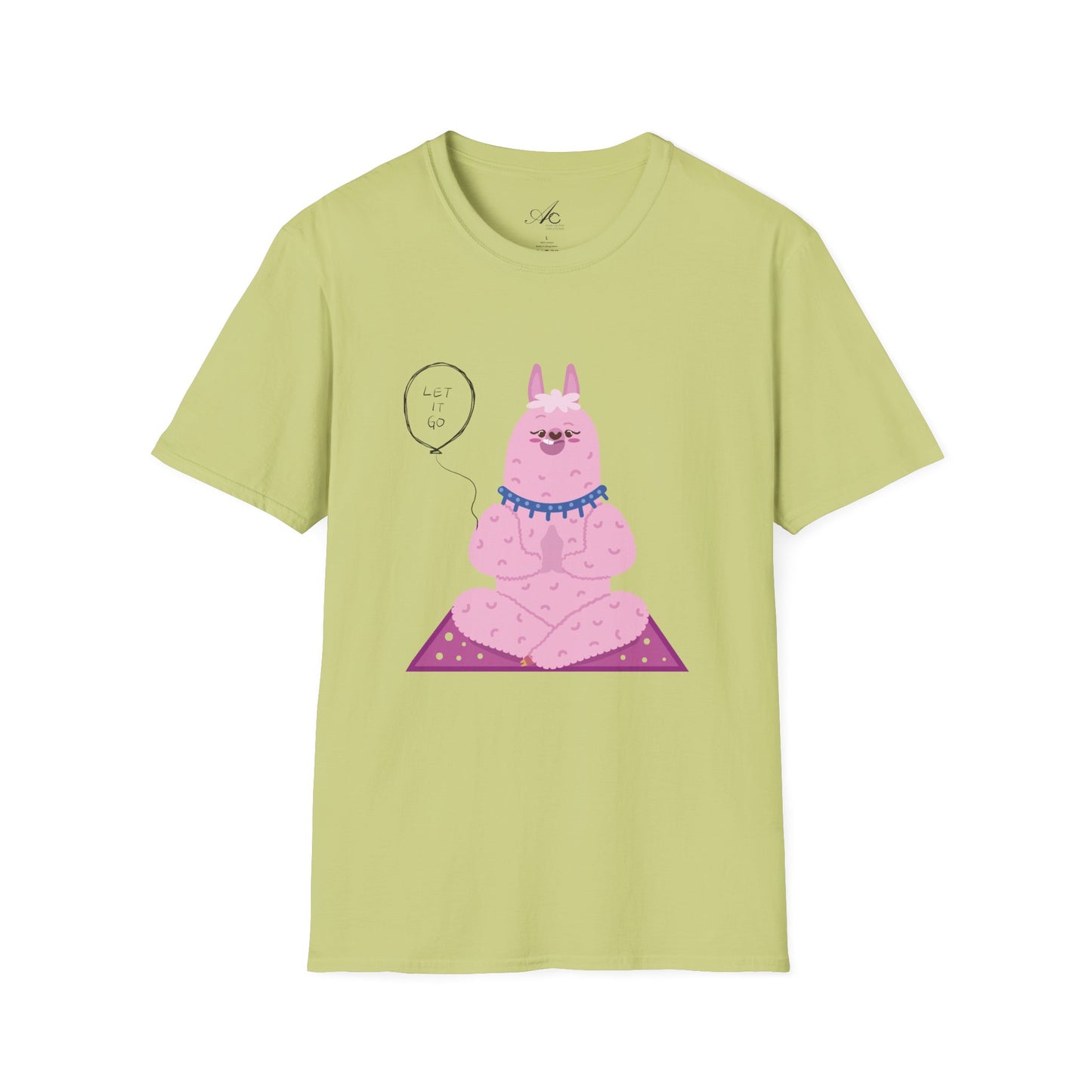 ✨ Let your outfit reflect your inner peace. Meditating Bunny T-Shirt, Softstyle Tee for Relaxation, Chill Vibes Apparel, Perfect Gift for Yoga Lovers, Cute Animal Graphic Tee