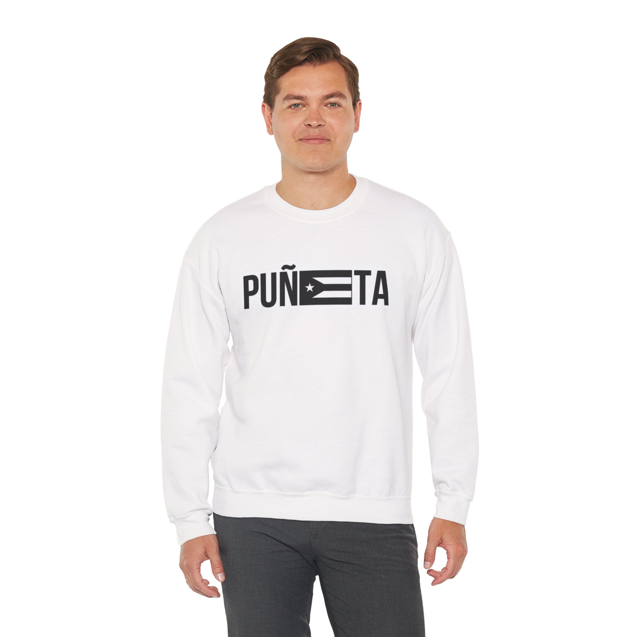 Puñeta Sweatshirt  Puerto Rican Flag Graphic Crewneck