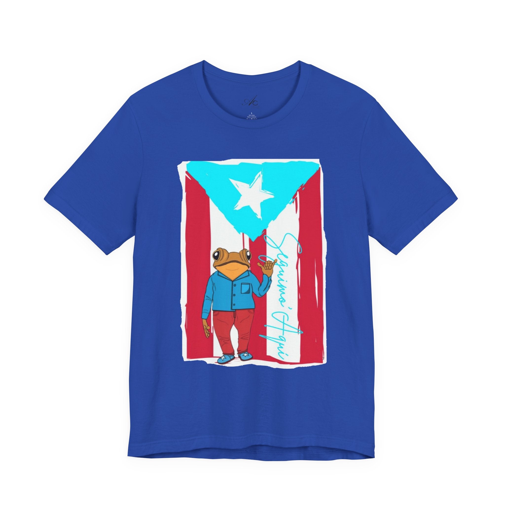 Puerto Rican Coqui Flag T‑Shirt  Boricua Pride Tee