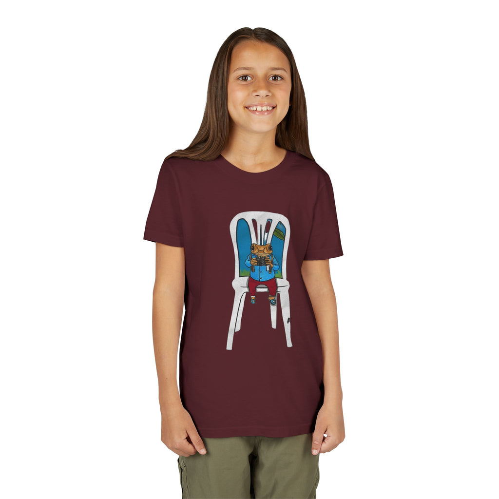 Kids Concho on a High Chair T-Shirt Cute Baby Rabbit Feeding Tee kids PUERTO RICO CHRISTMAS T-SHIRT