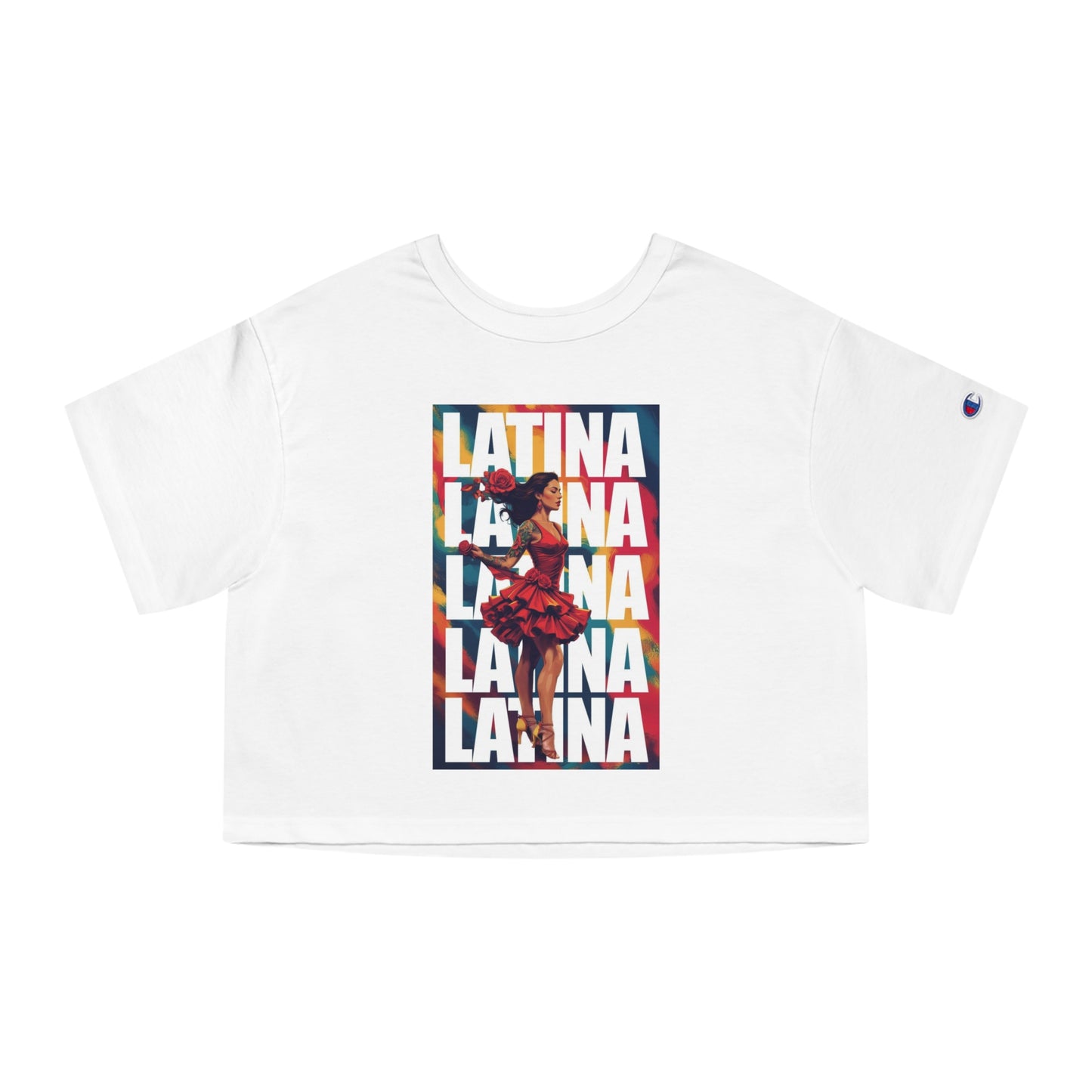 Latina Heritage Cropped T-Shirt | Celebrating Culture, Summer Fashion, Gift for Her, Casual Style, Streetwear