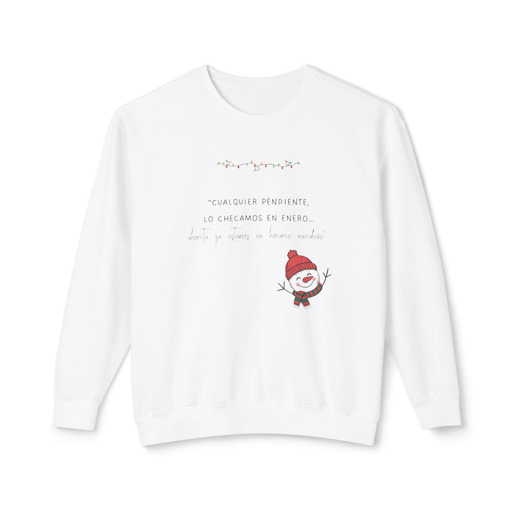 Snowman Crewneck Sweatshirt  Cute Holiday Snowman Pullover