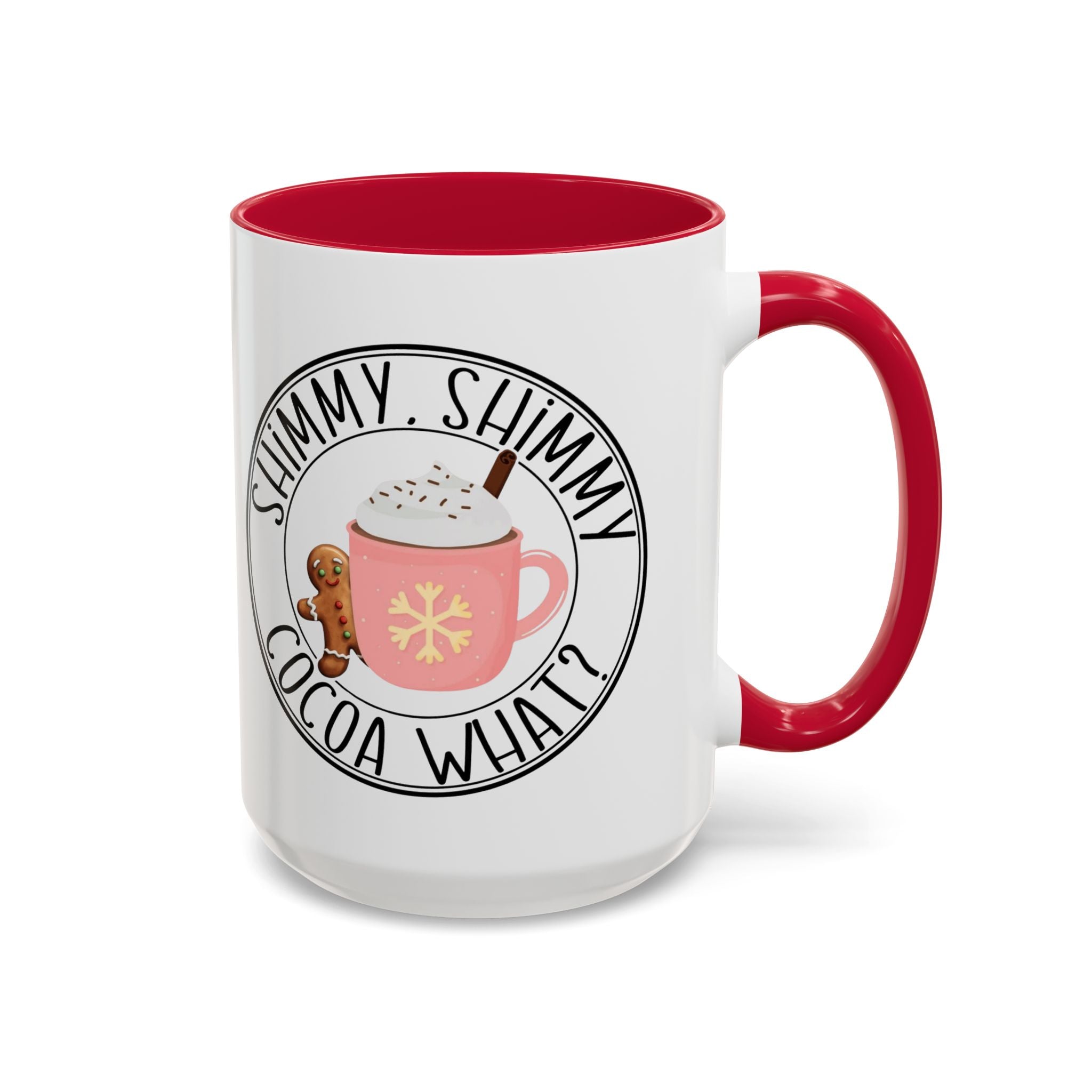 Cute Cocoa Mugs with Gingerbread Design Perfect for Winter Holiday CheerBeverage Cup Christmas Design