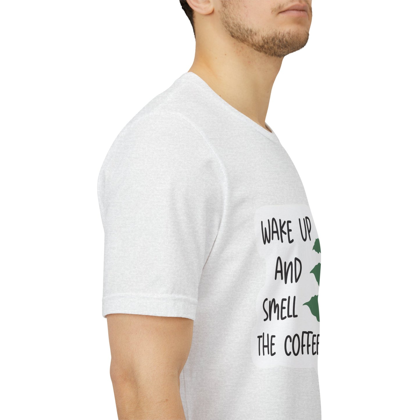 Wake Up and Smell the Coffee Tee  Coffee Plant Graphic T-Shirt