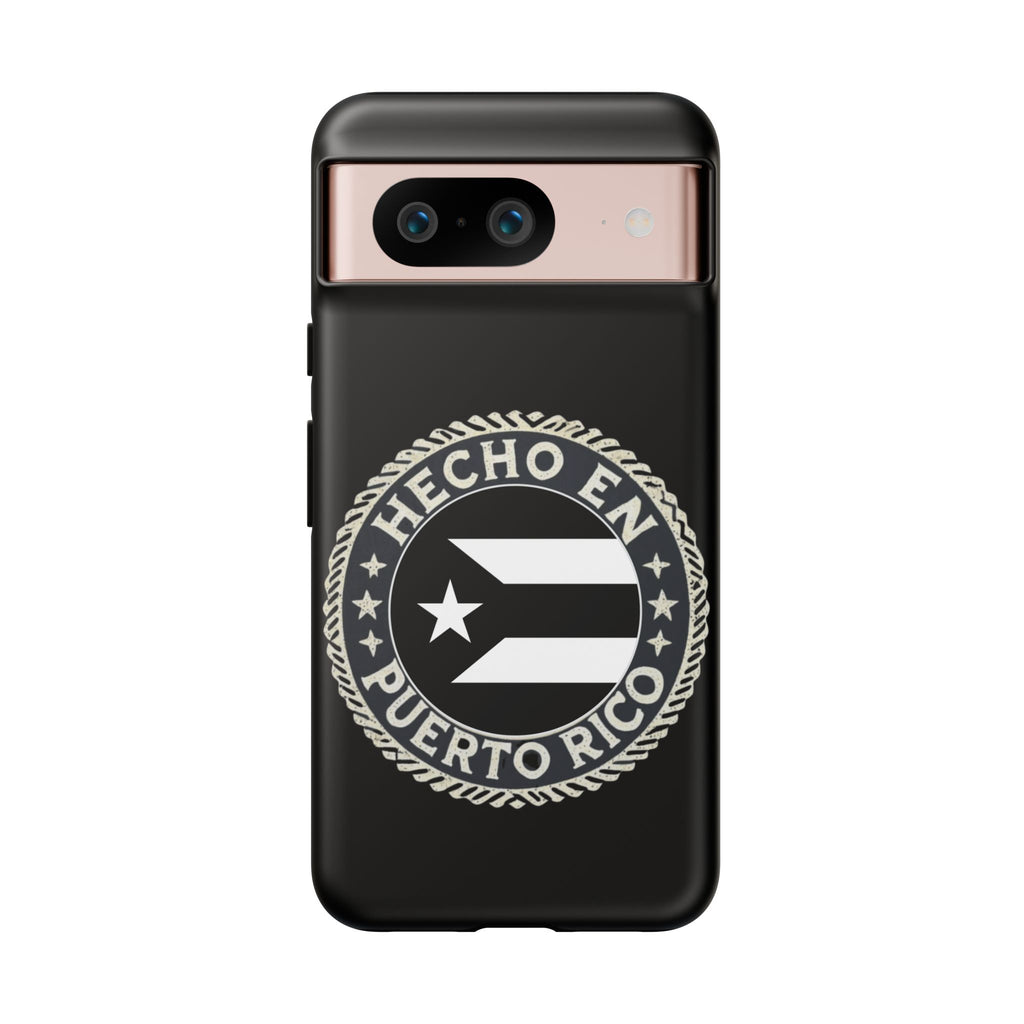 Hecho en Puerto Rico Phone Case  Puerto Rican Flag Emblem Tough Protective Cover