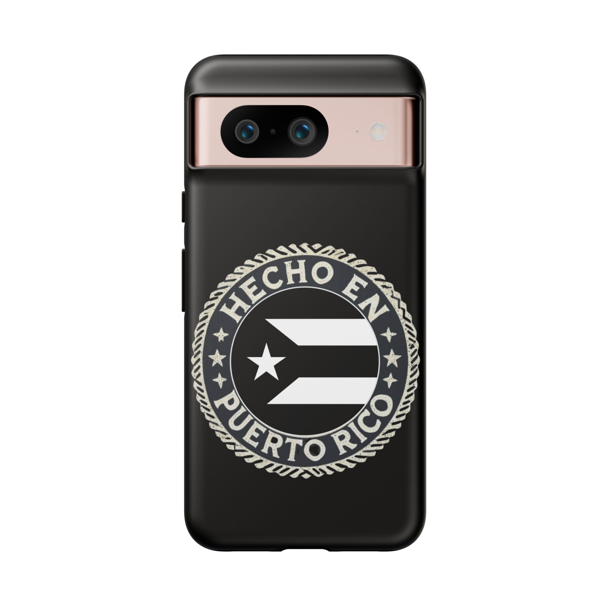 Hecho en Puerto Rico Phone Case  Puerto Rican Flag Emblem Tough Protective Cover