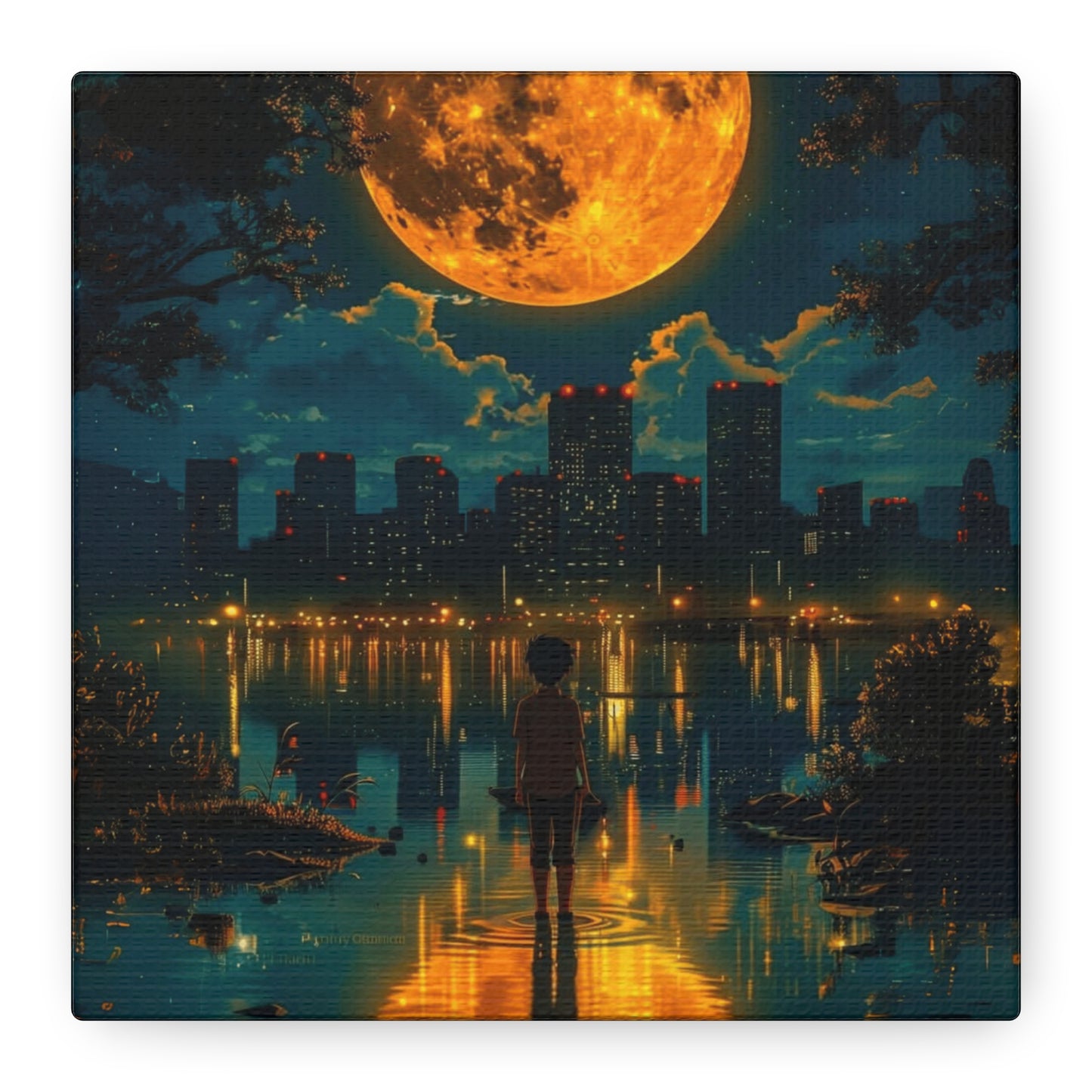 Because words have the power to move you let them live on your wall, Unique Nightscape Decoration, Perfect for Any Occasion