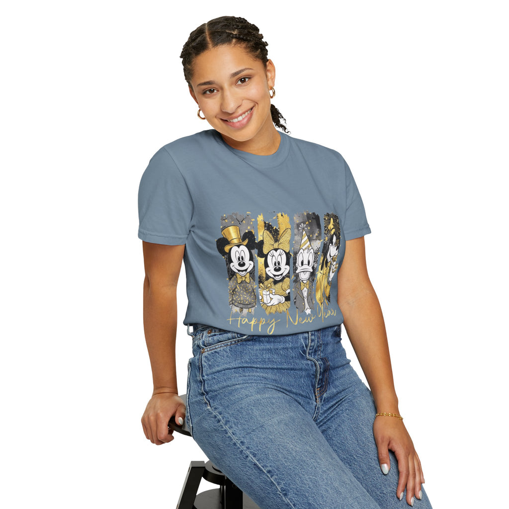 New Year Mickey & Friends T-Shirt  'Happy New Year' Graphic Tee