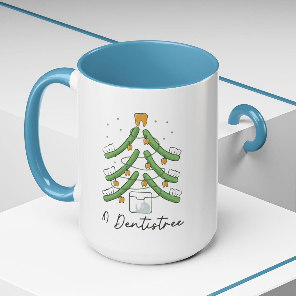 Dentist Christmas Mug - 'A Dentistree' Holiday Coffee Cup (11/15oz)