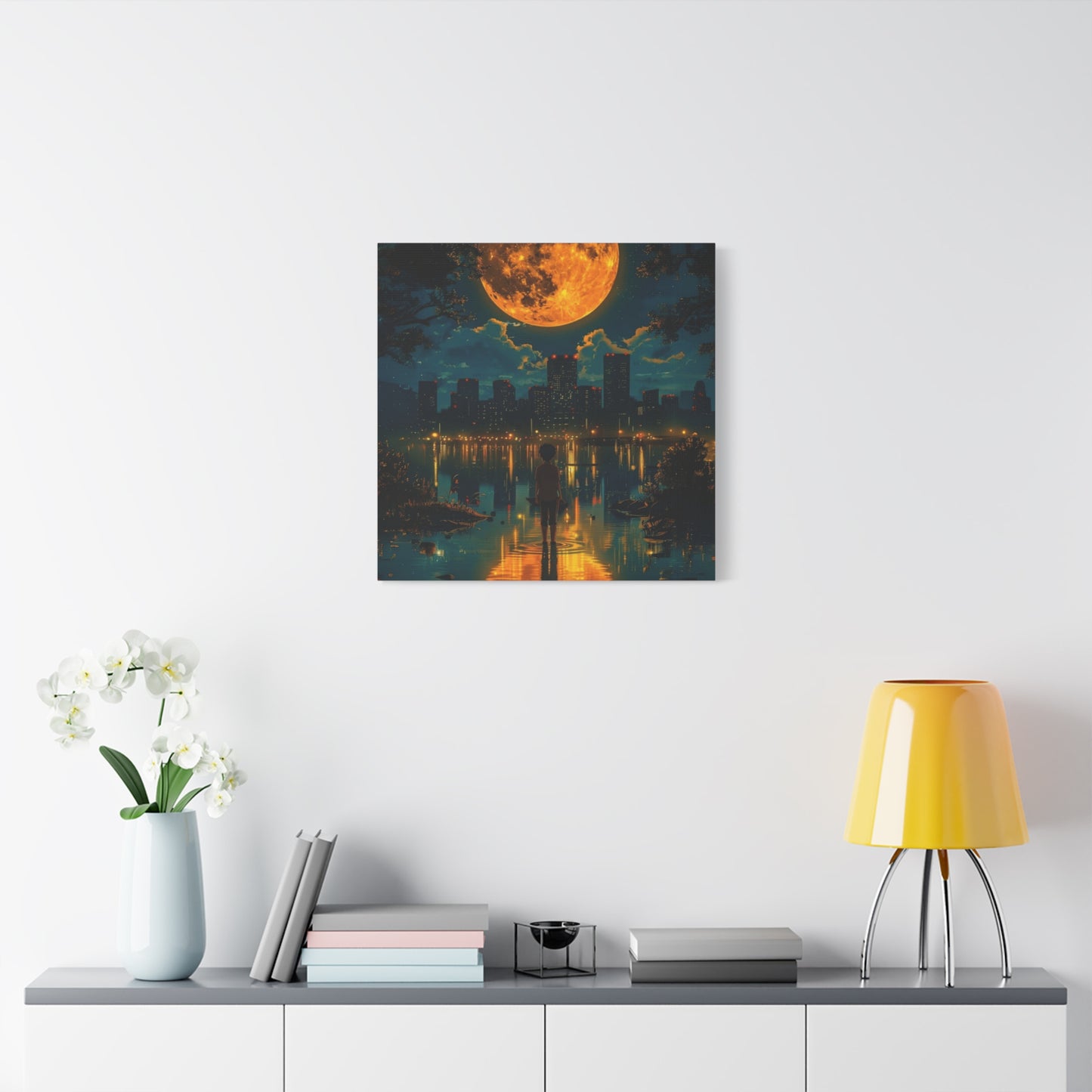 Because words have the power to move you let them live on your wall, Unique Nightscape Decoration, Perfect for Any Occasion