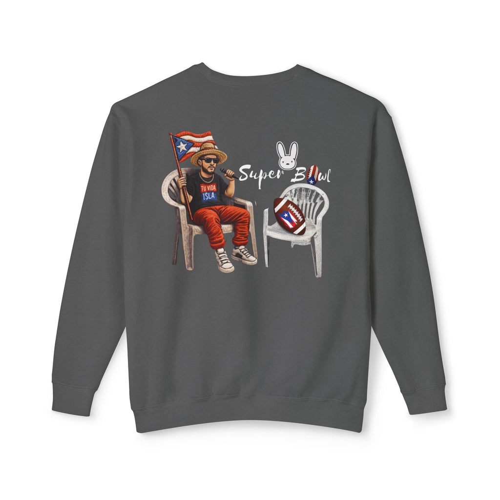 Benito Super Bowl 94 Puerto Rico Shirt Chair Vibes Crewneck Sweatshirt
