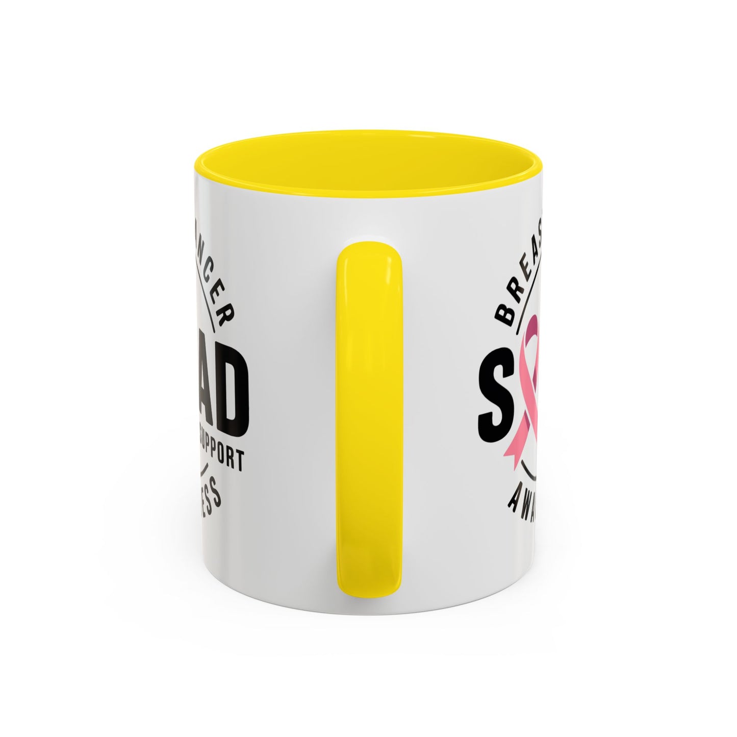 Breast Cancer Awareness Coffee Mug - Support Your Squad