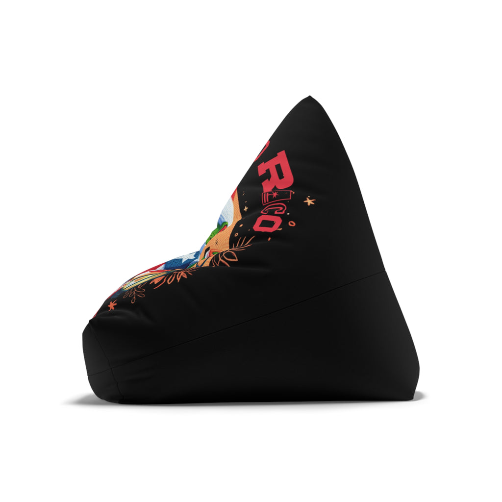 Cute Coqui Holiday Graphic with Puerto Rico ‘Es Otra Cosa’ Accent Bean Bag Chair Cover