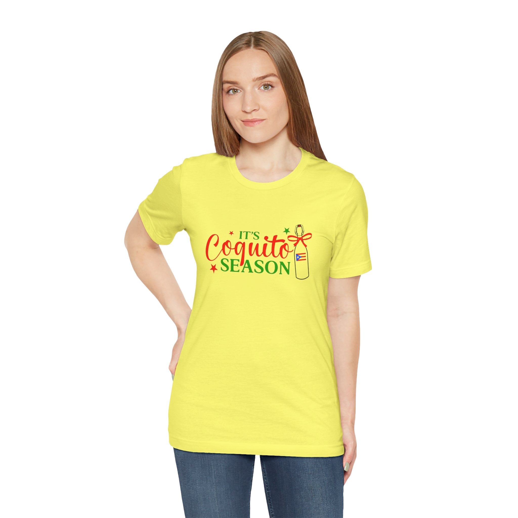 It's Coquito Season T-Shirt - Christmas Puerto Rican Holiday Cocktail Tee