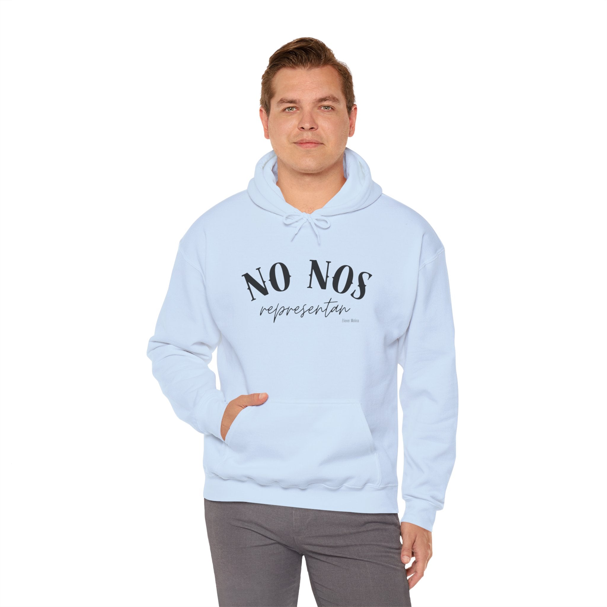Puerto Rican Pride Hoodie  “No Nos representan” Front & Puñeta Flag Back