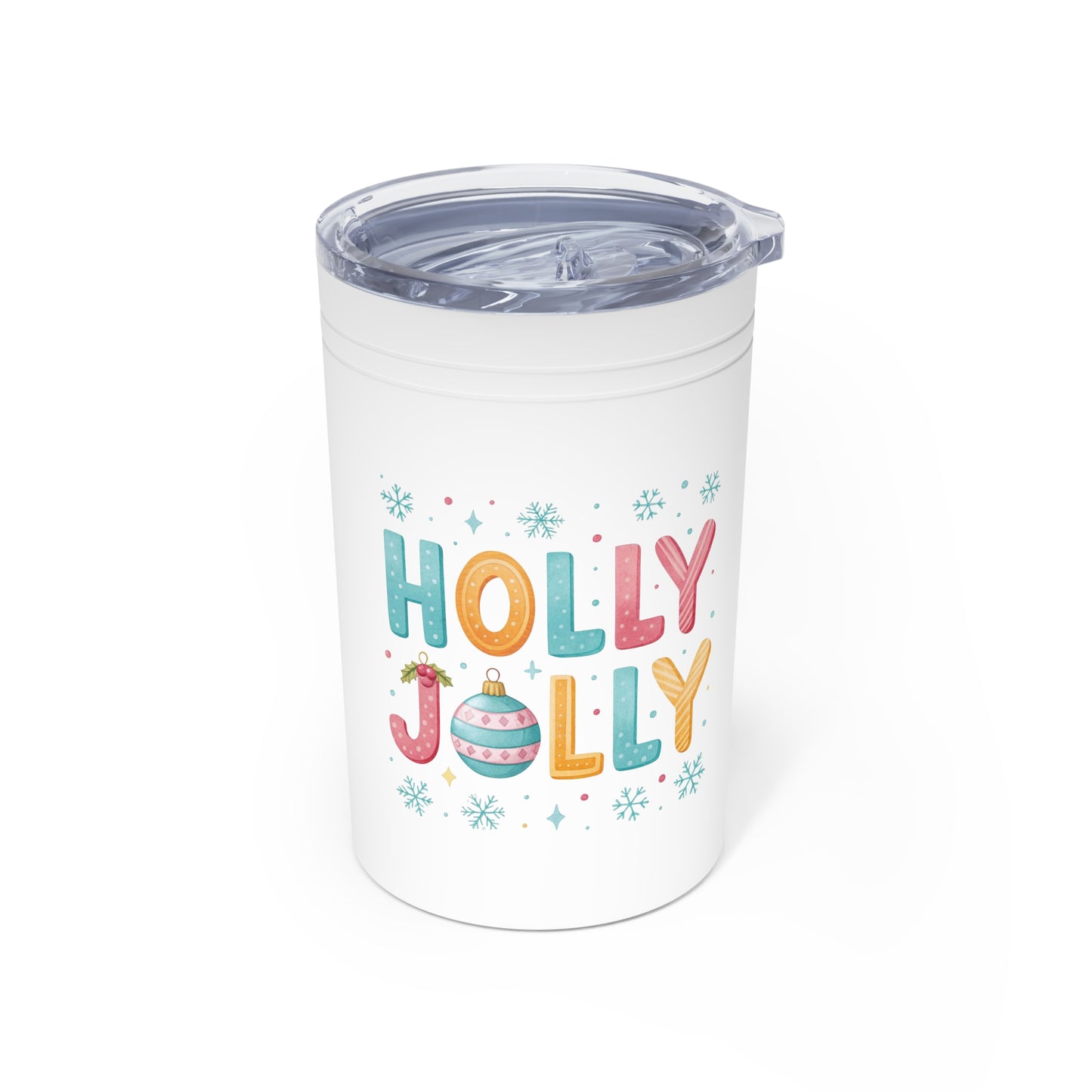 Christmas Design Holiday Cheer Tumbler - 11oz Insulated Drinkware